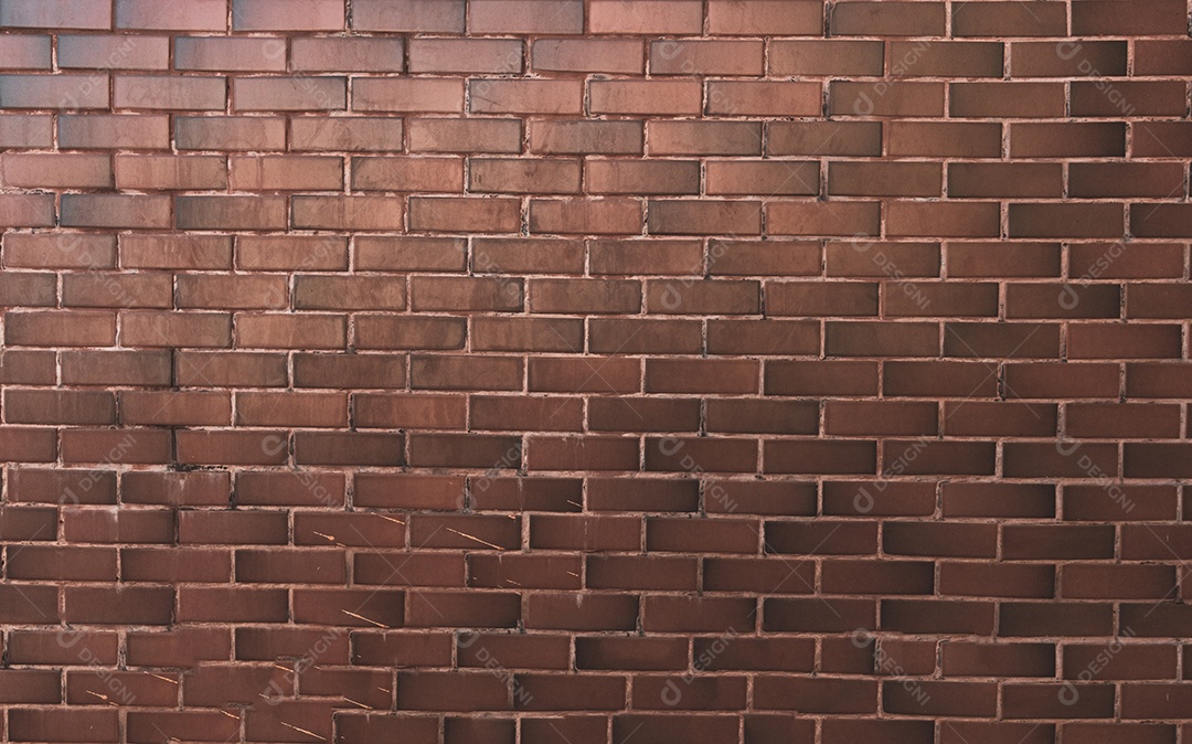 Fundo de textura centenária de tijolo vermelho