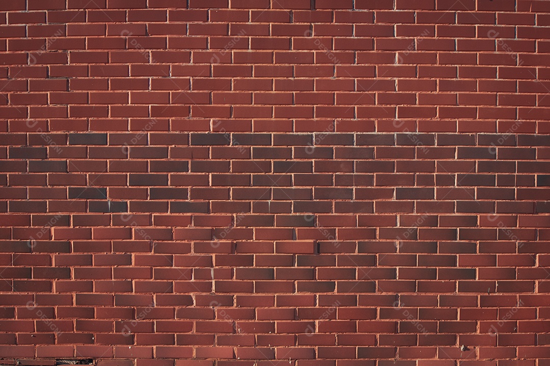 Fundo de textura centenária de tijolo vermelho