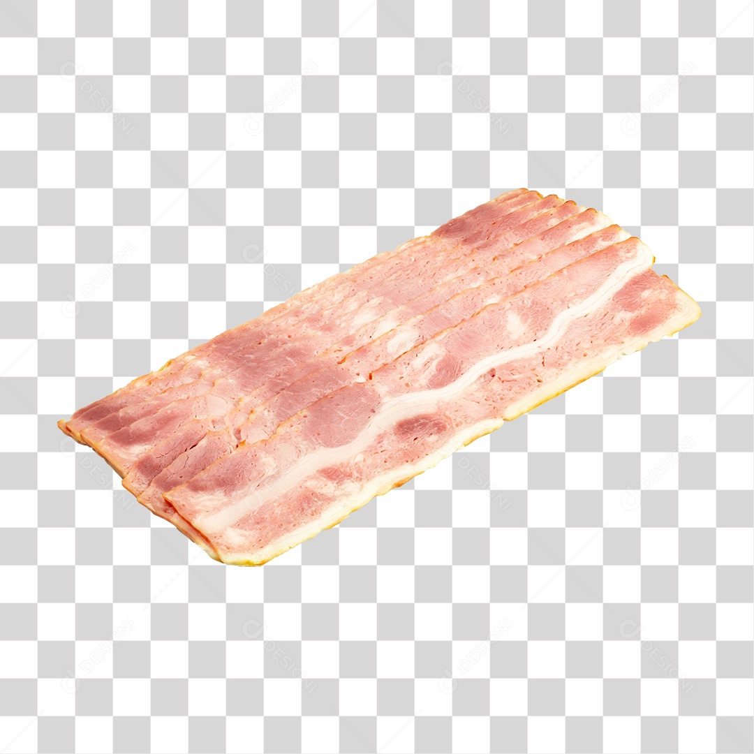 Pedaço de Bacon PNG Transparente