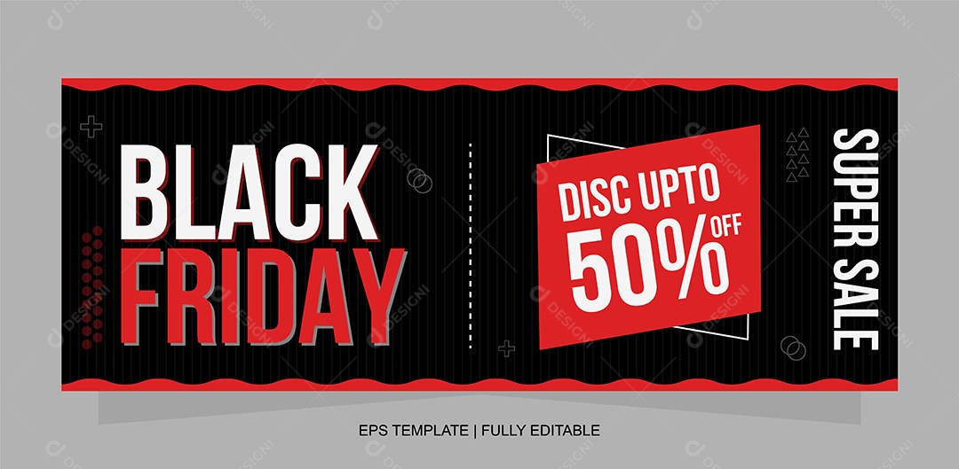 Black Friday Ilustração Vetor EPS Editável