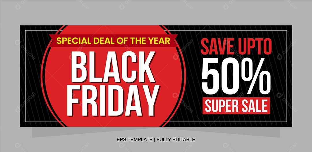 Black Friday Ilustração Vetor EPS Editável