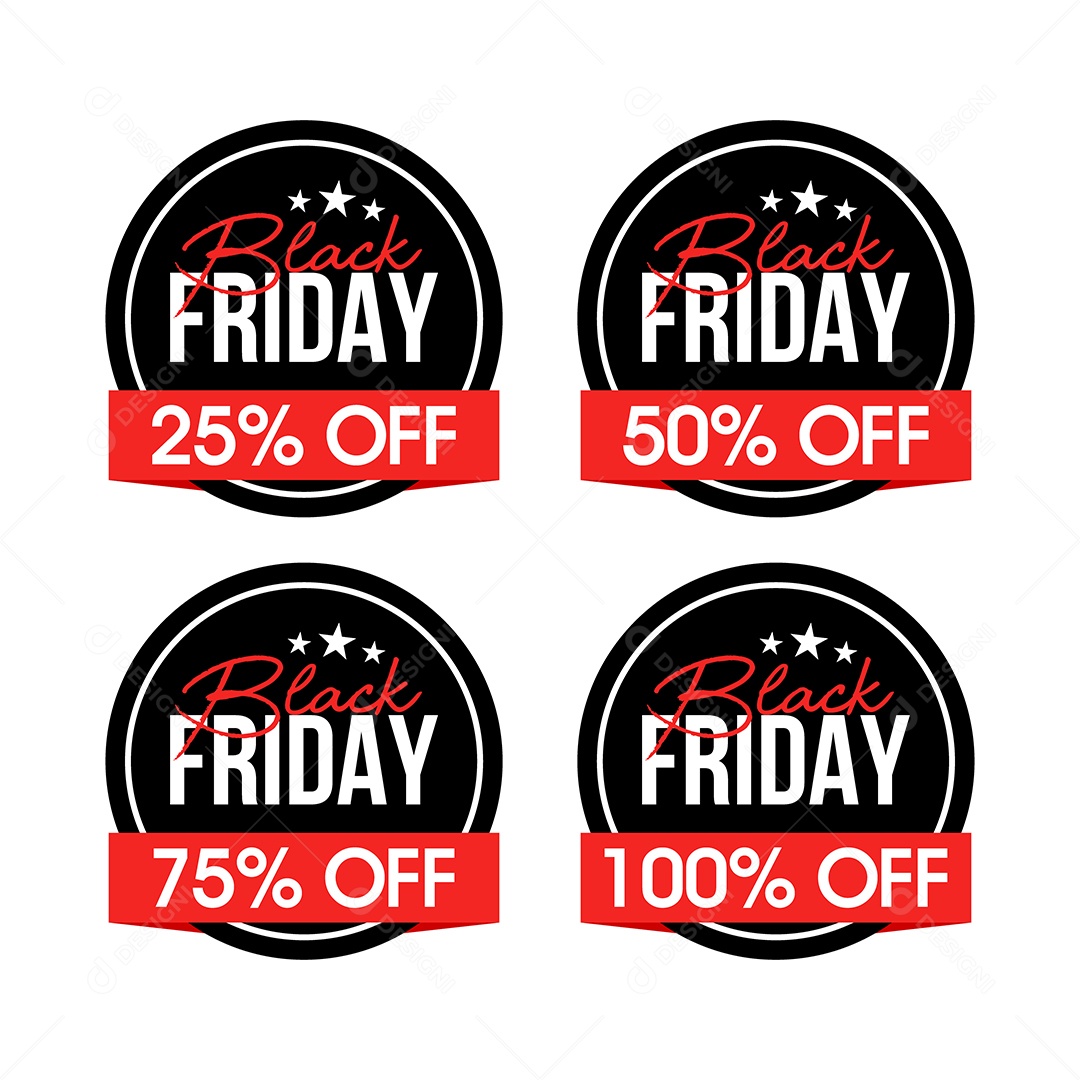 Black Friday Ilustração Vetor EPS Editável