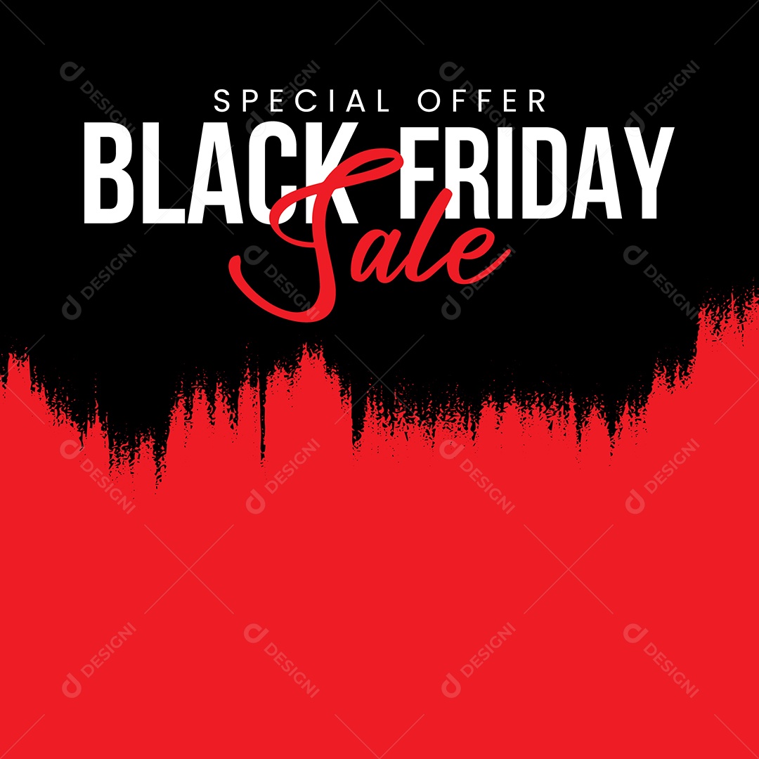 Black Friday Ilustração Vetor EPS Editável