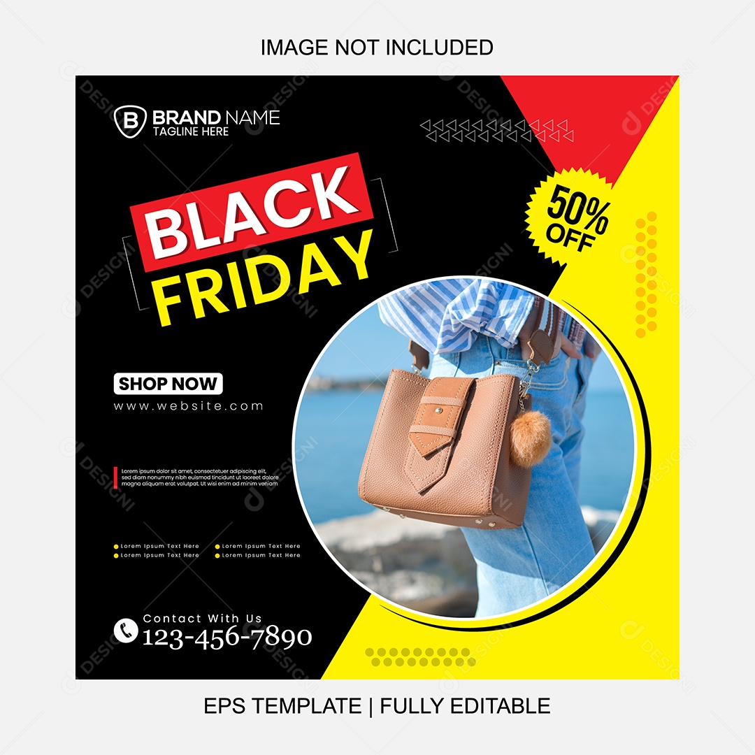 Black Friday Ilustração Vetor EPS Editável