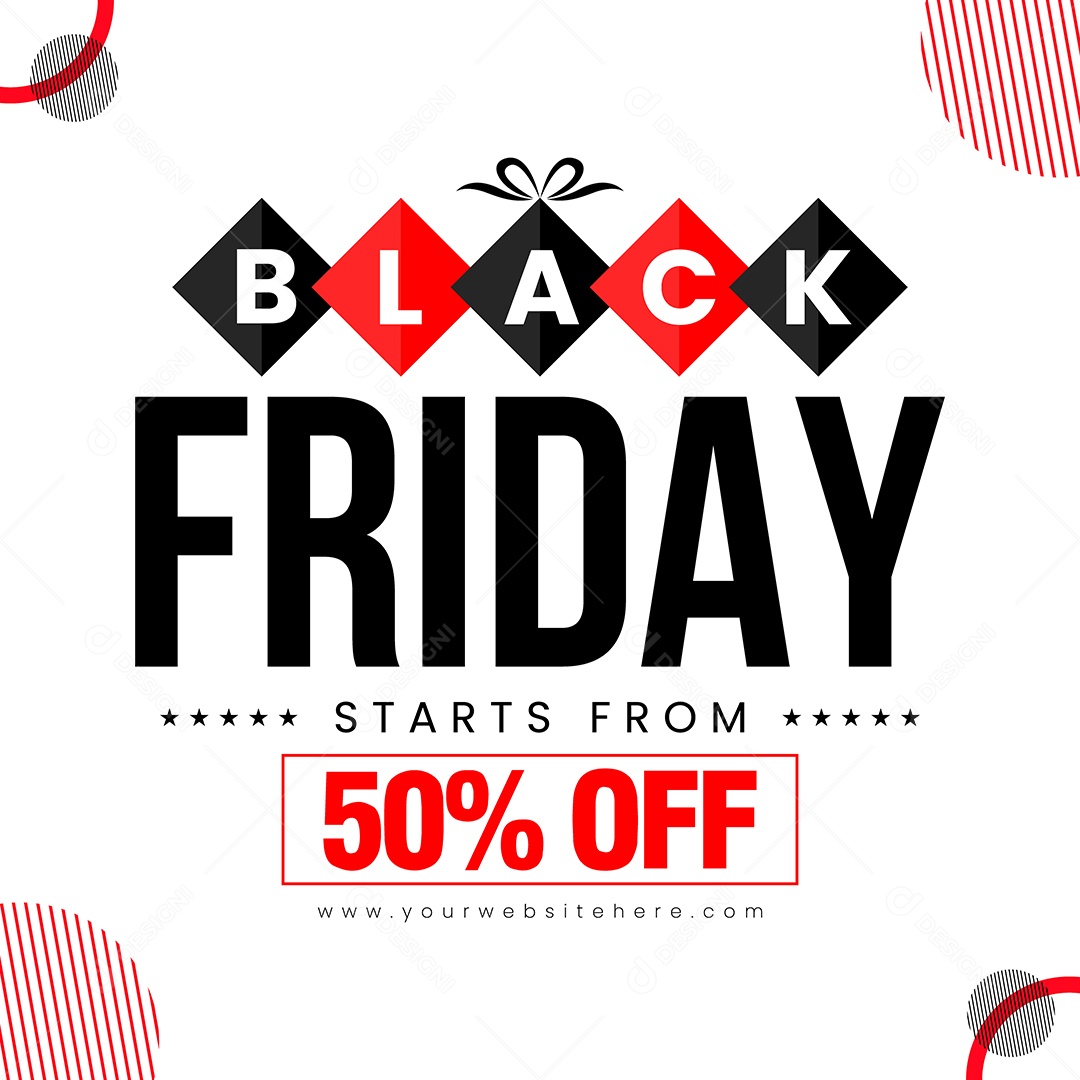 Black Friday Ilustração Vetor EPS Editável