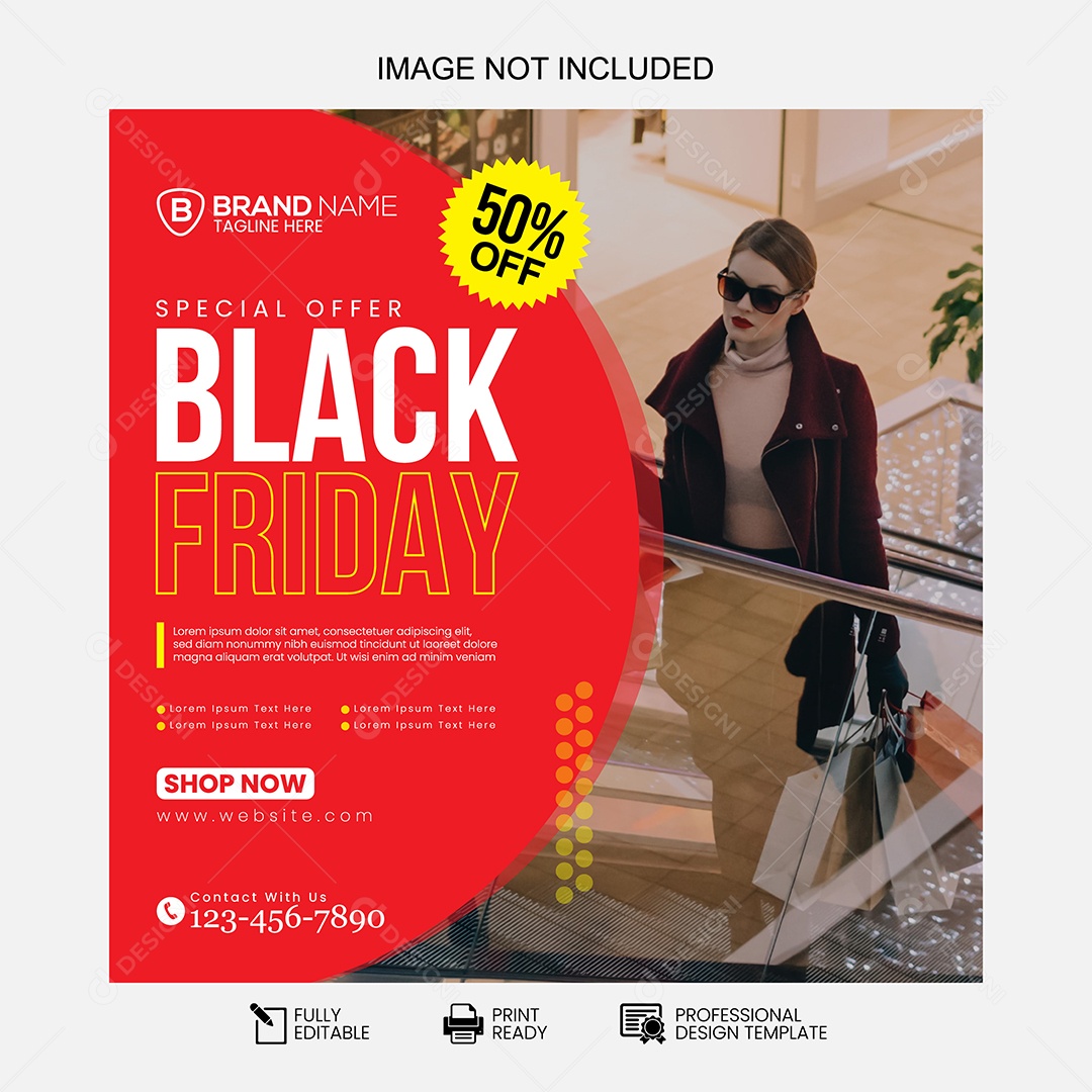 Black Friday Ilustração Vetor EPS Editável