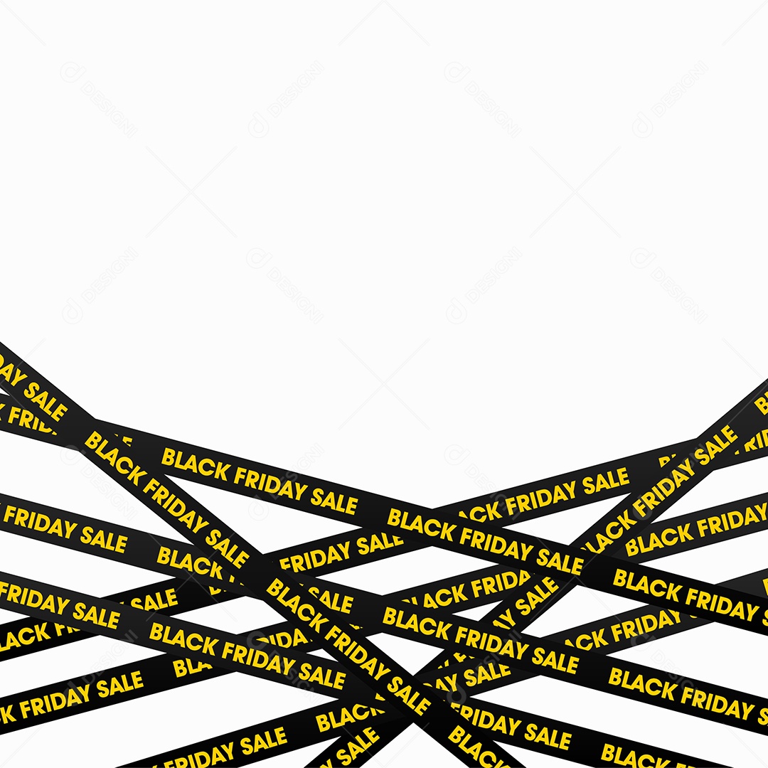 Fitas de Black Friday Ilustração Vetor EPS Editável