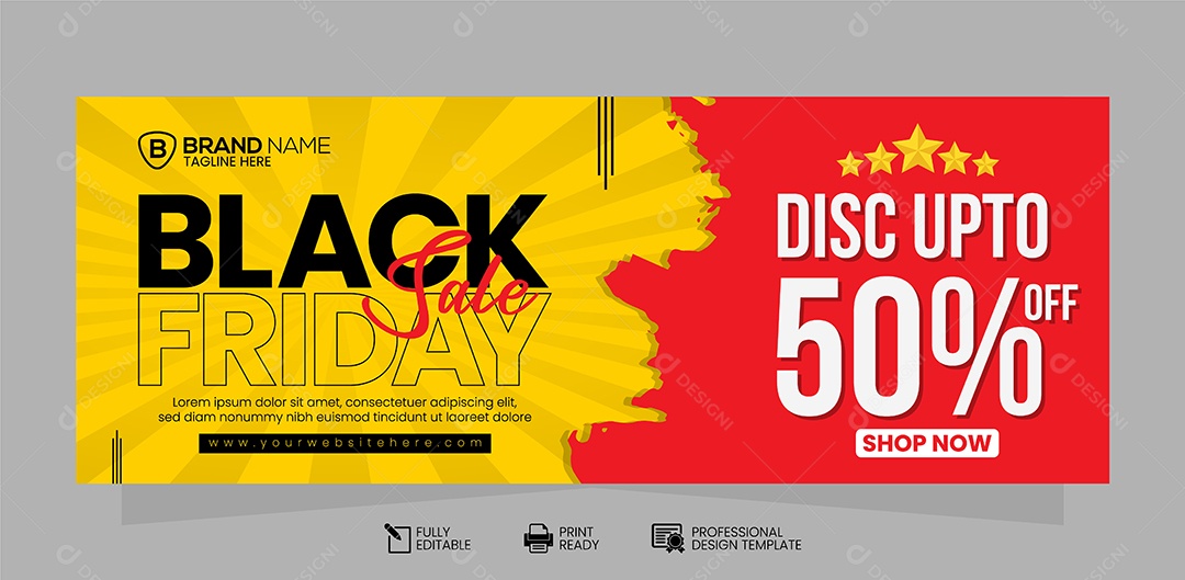 Black Friday Ilustração Vetor EPS Editável