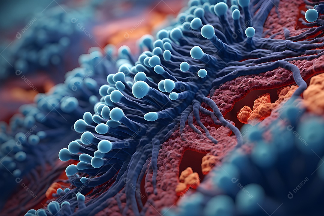 Formação médica de células cerebrais de neurônios