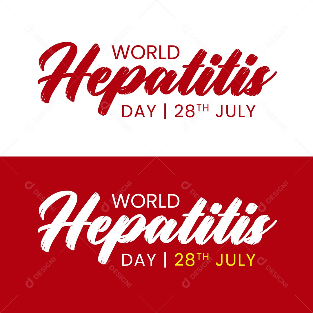 Dia Mundial da Hepatite Ilustração Vetor EPS