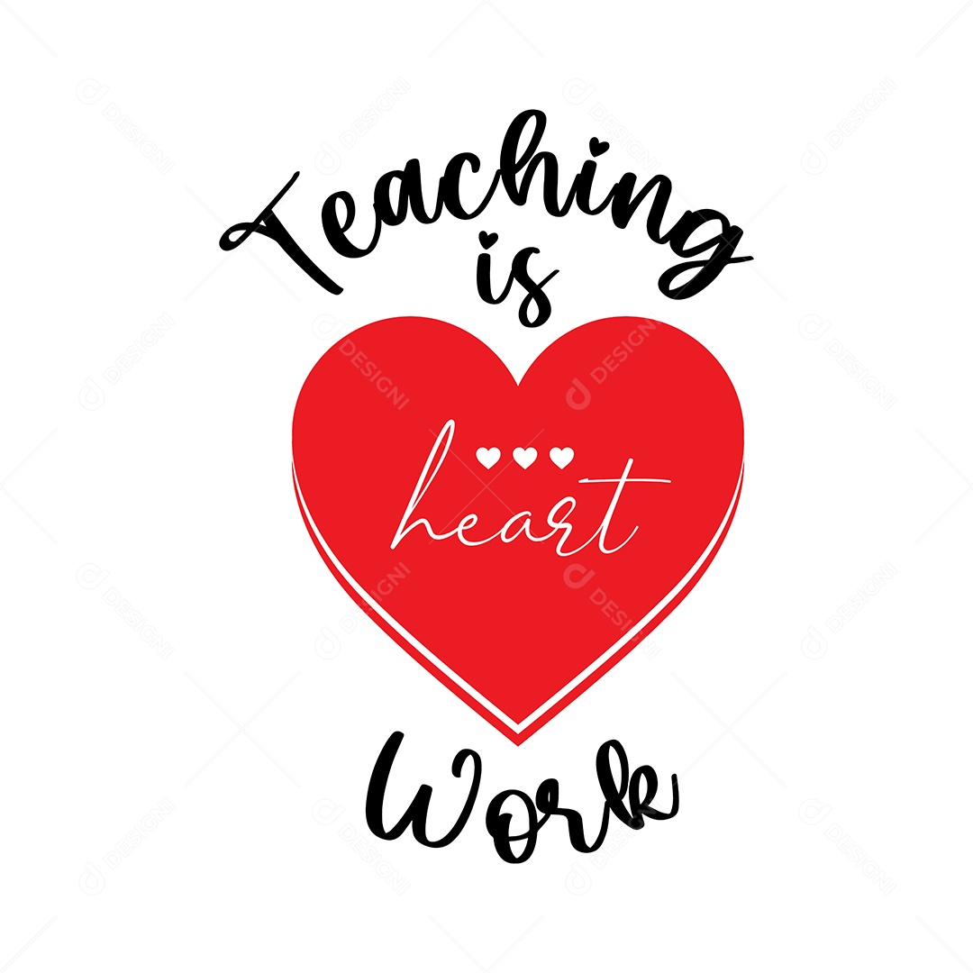 Lettering Feliz dia do Professor Ilustração Vetor EPS