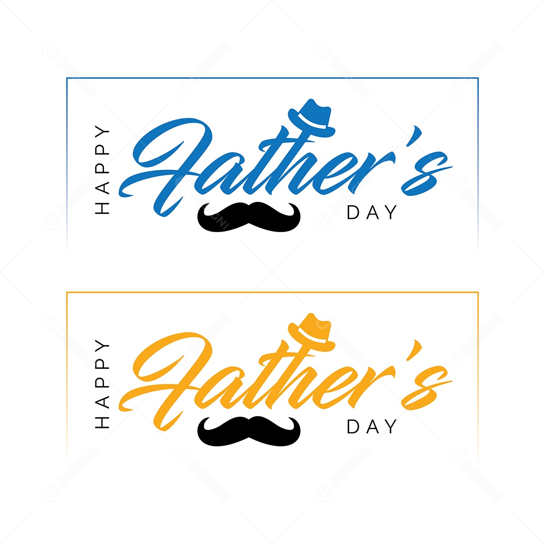 Feliz Dias dos Pais Ilustrações Vetor EPS