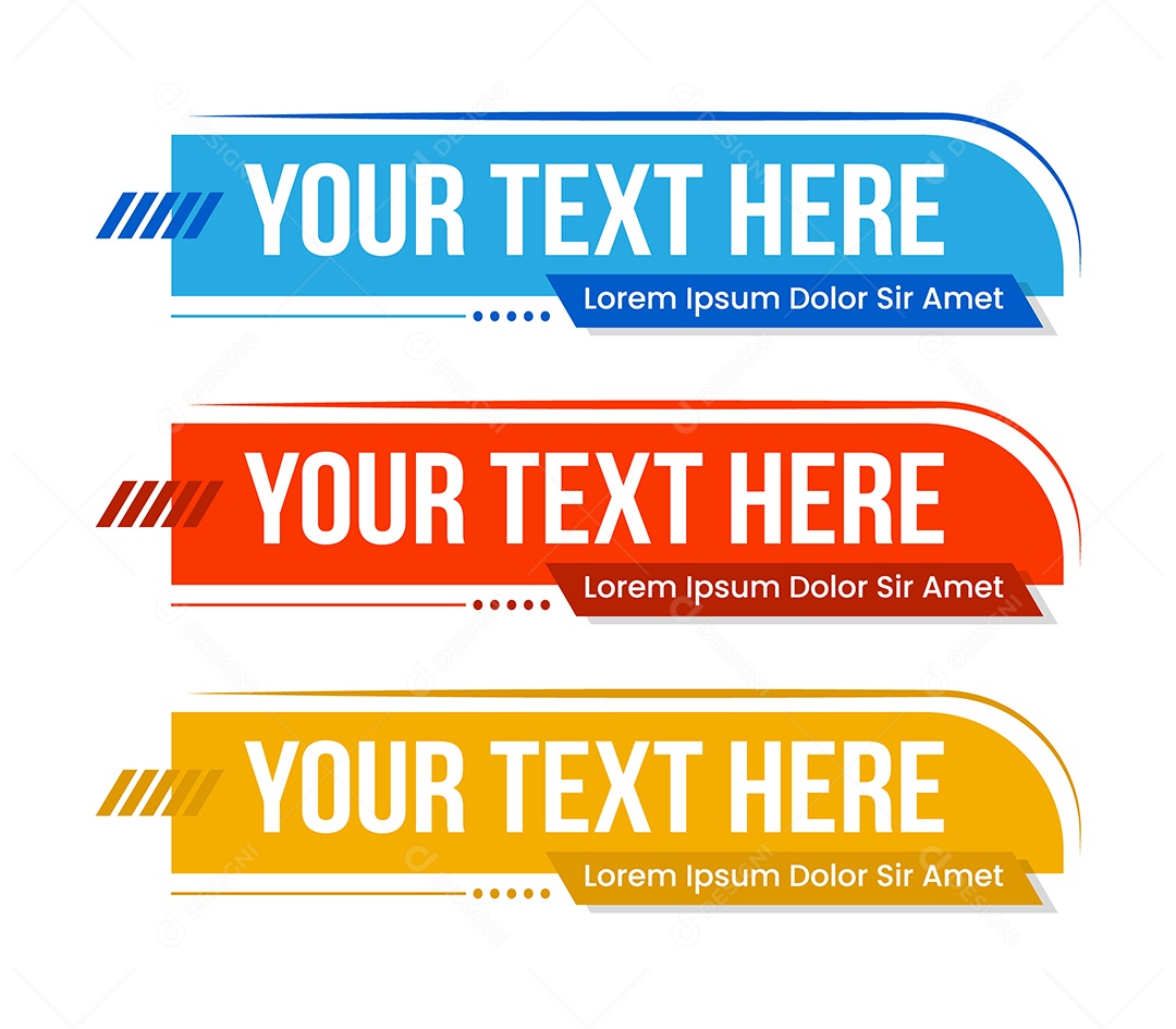 Modelo de Banner Ilustração Vetor EPS Editável