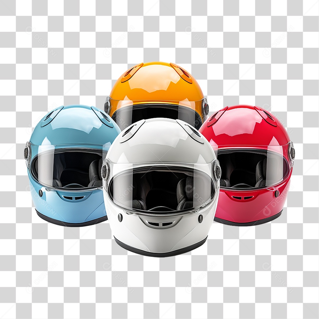 Capacete de Motoqueiro PNG Transparente