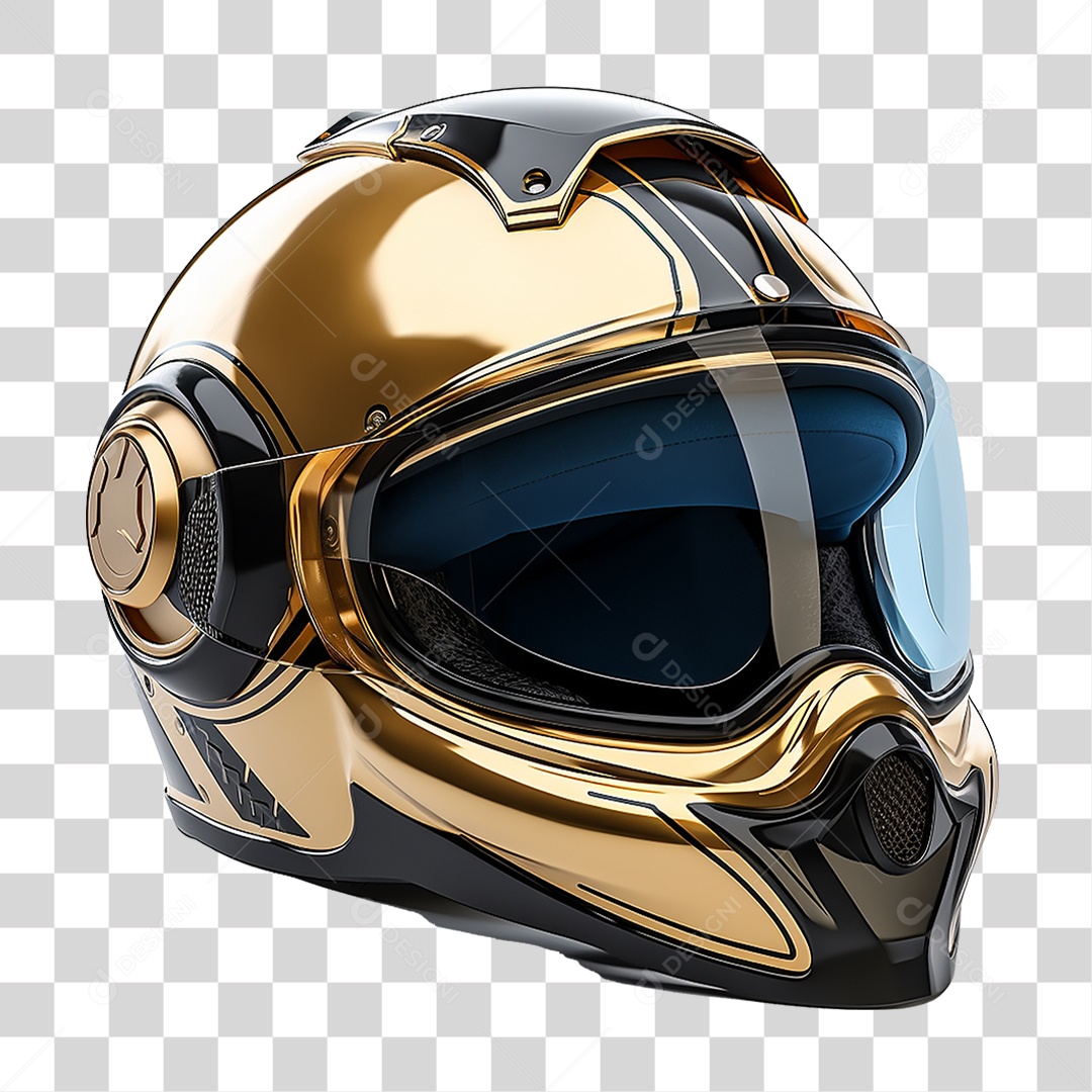 Capacete de Motoqueiro PNG Transparente