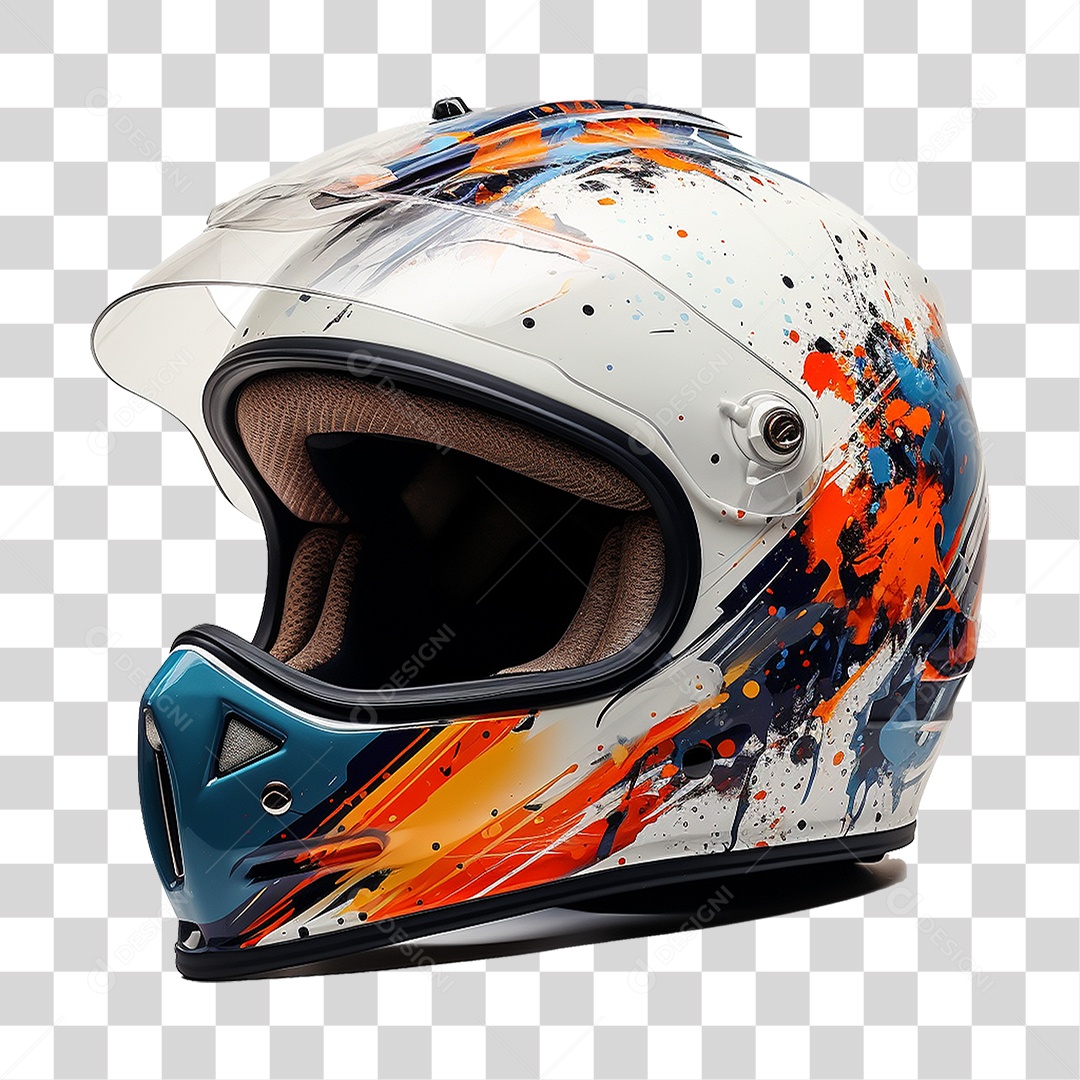 Capacete de Motoqueiro PNG Transparente