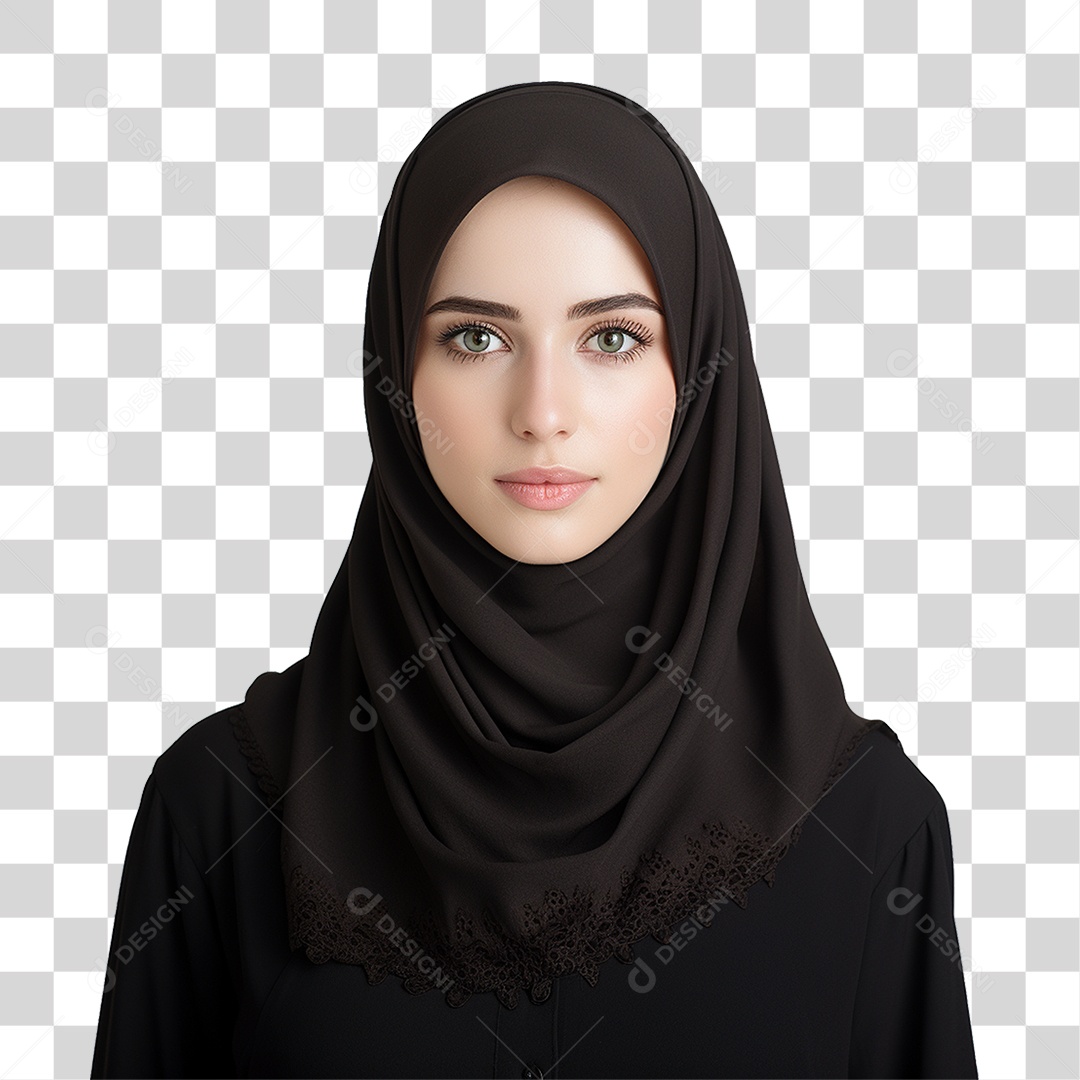 Mulher Muçulmana PNG Transparente