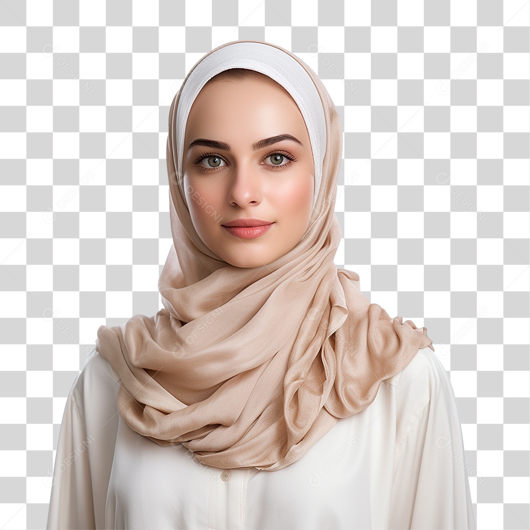 Mulher Muçulmana PNG Transparente