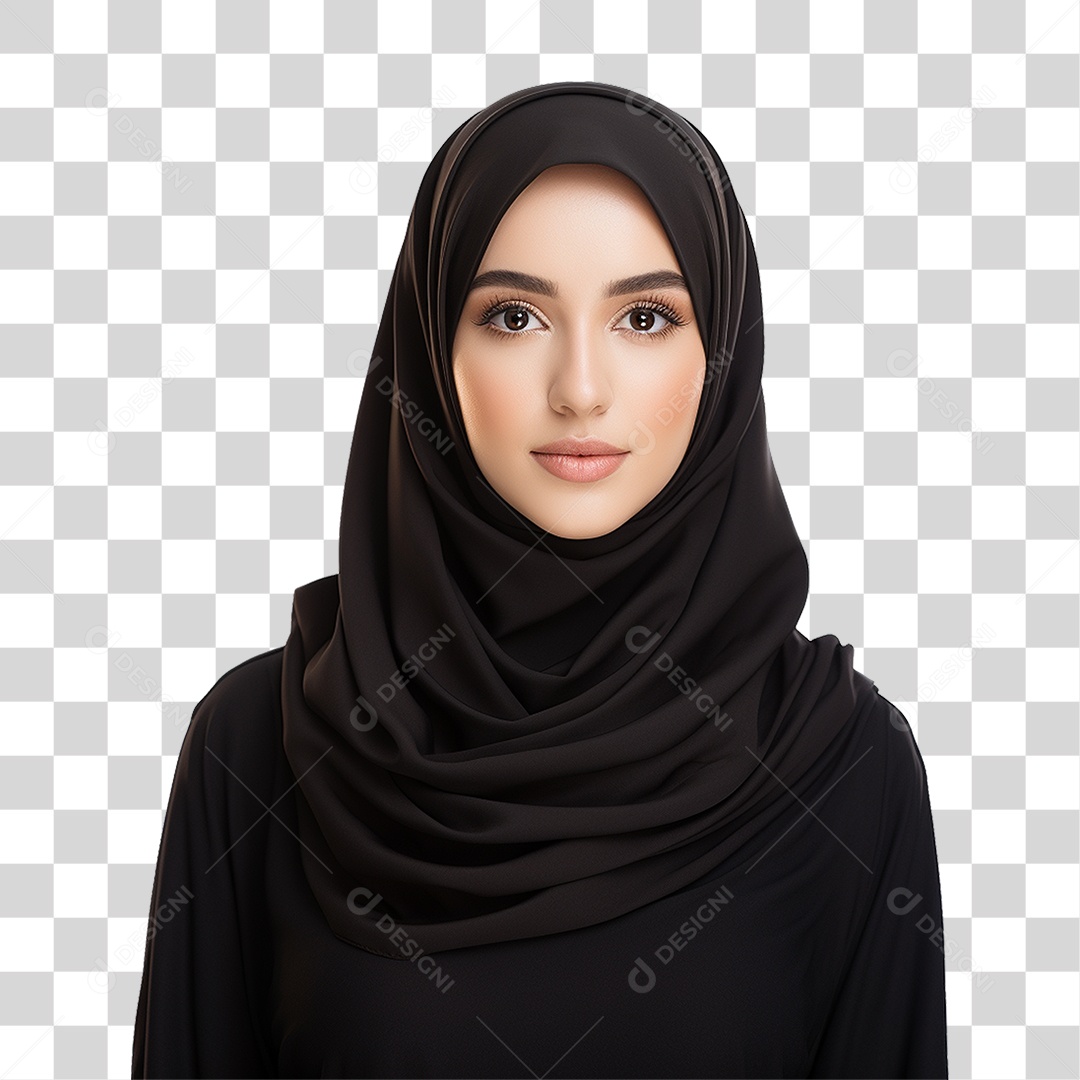 Mulher Muçulmana PNG Transparente