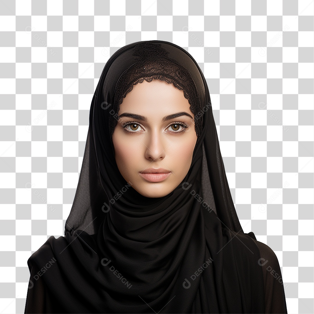 Mulher Muçulmana PNG Transparente
