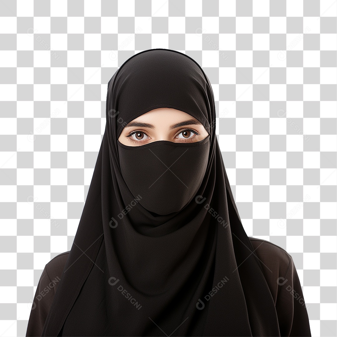 Mulher Muçulmana PNG Transparente