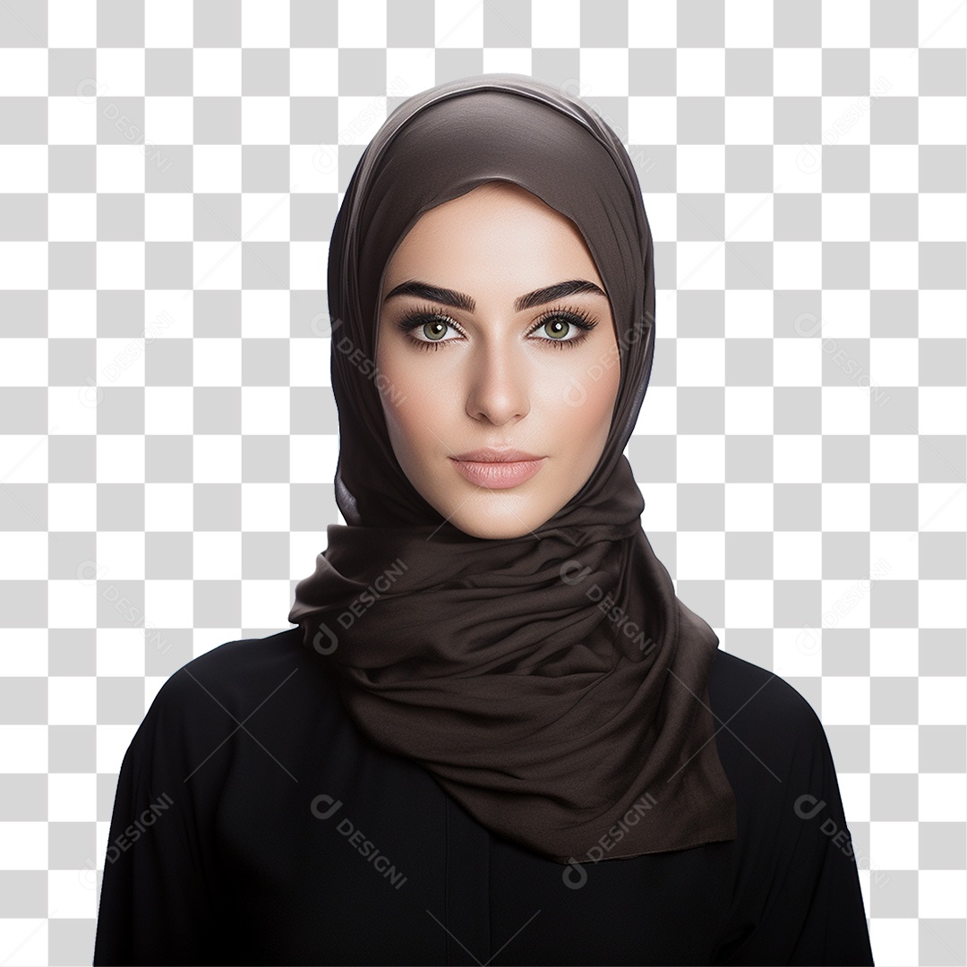 Mulher Muçulmana PNG Transparente