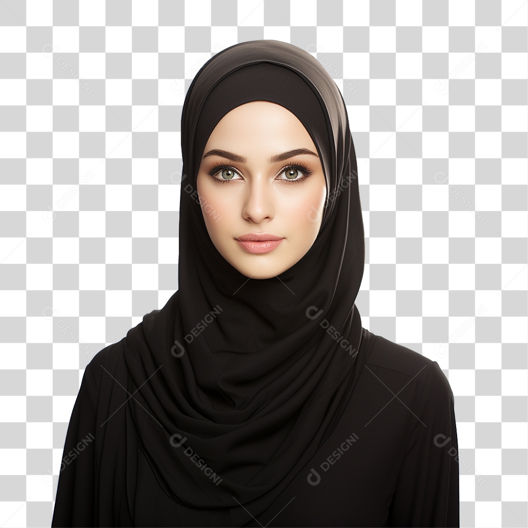 Mulher Muçulmana PNG Transparente