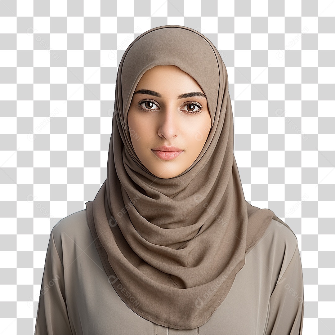 Mulher Muçulmana PNG Transparente