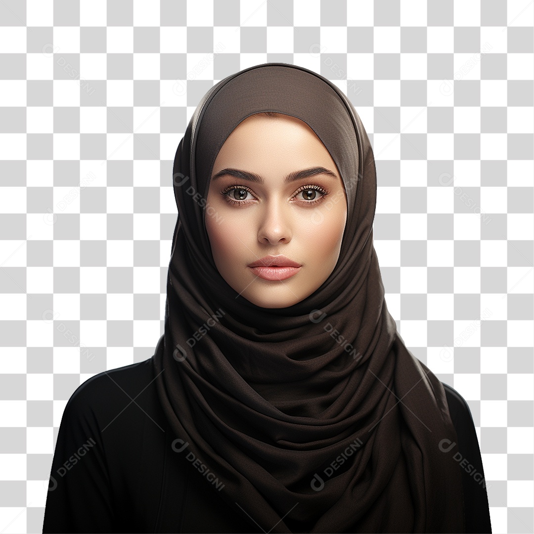 Mulher Muçulmana PNG Transparente