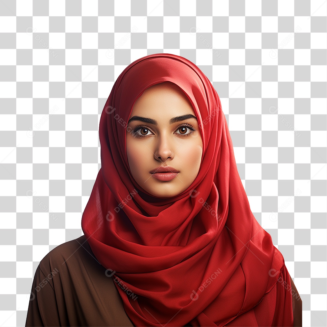 Mulher Muçulmana PNG Transparente