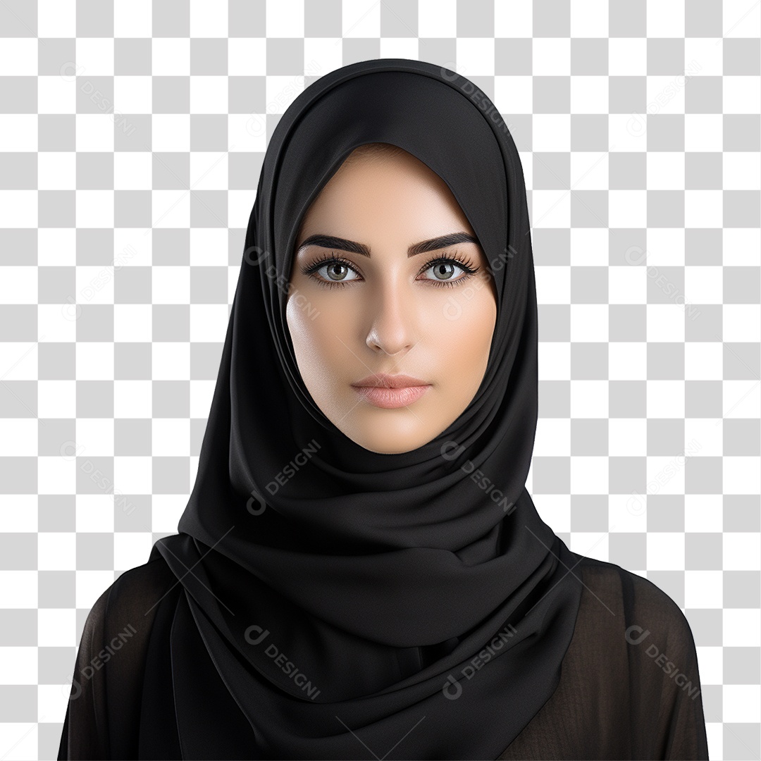 Mulher Muçulmana PNG Transparente