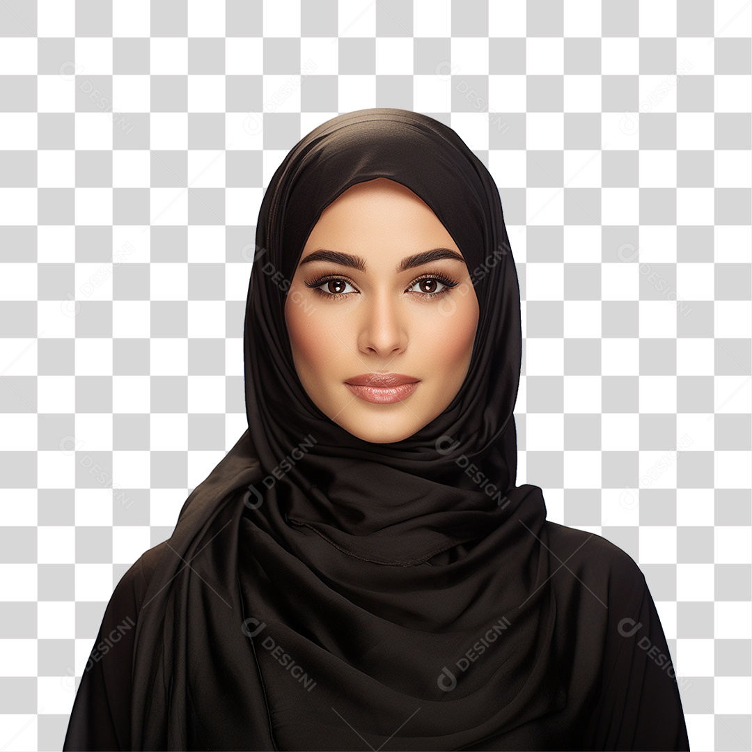 Mulher Muçulmana PNG Transparente