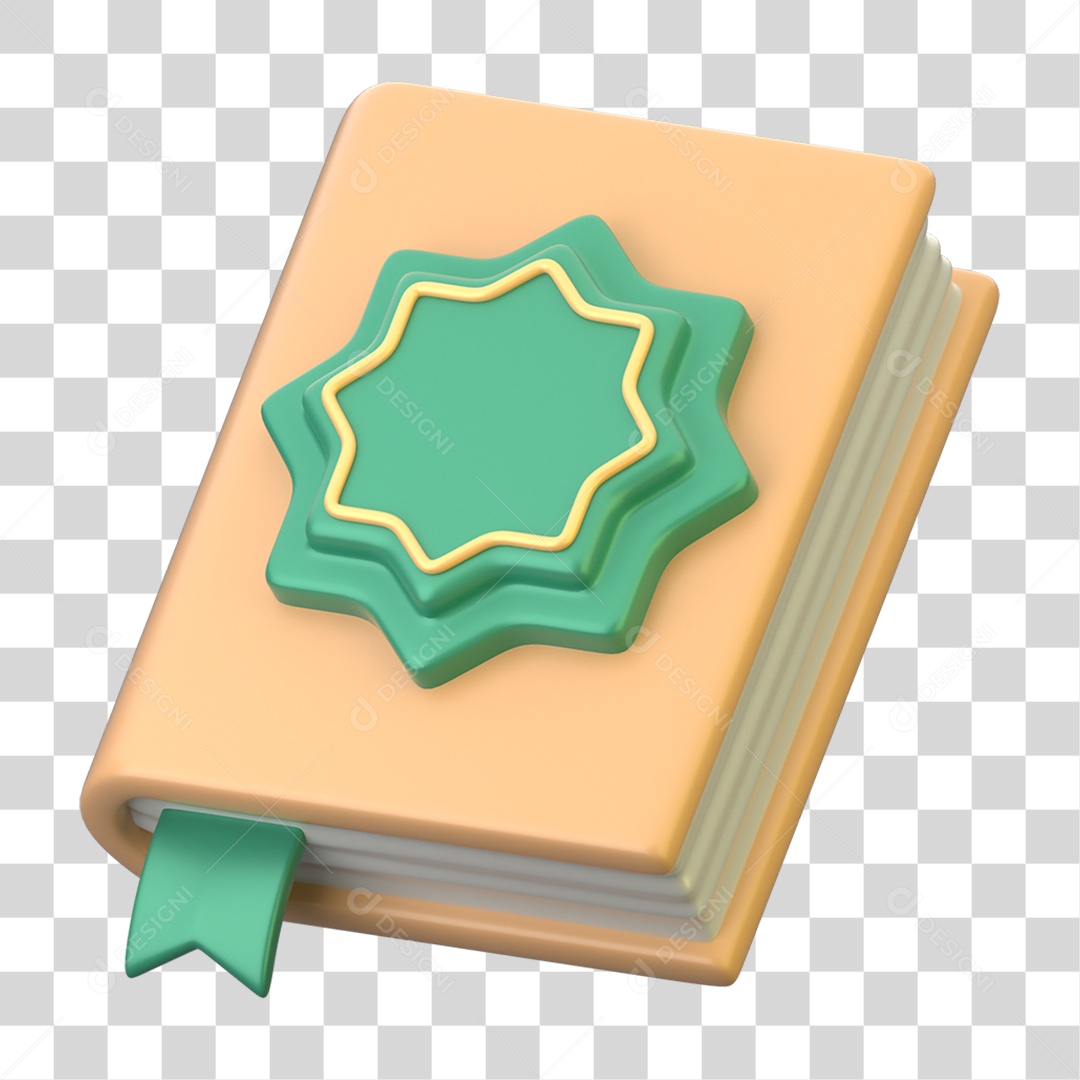 Ícone 3D do Ramadã Islâmico PNG Transparente