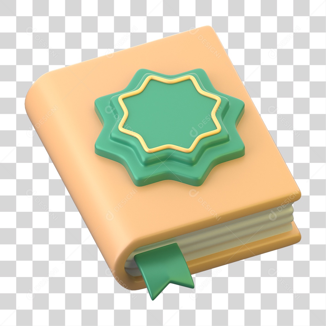 Ícone 3D do Ramadã Islâmico PNG Transparente