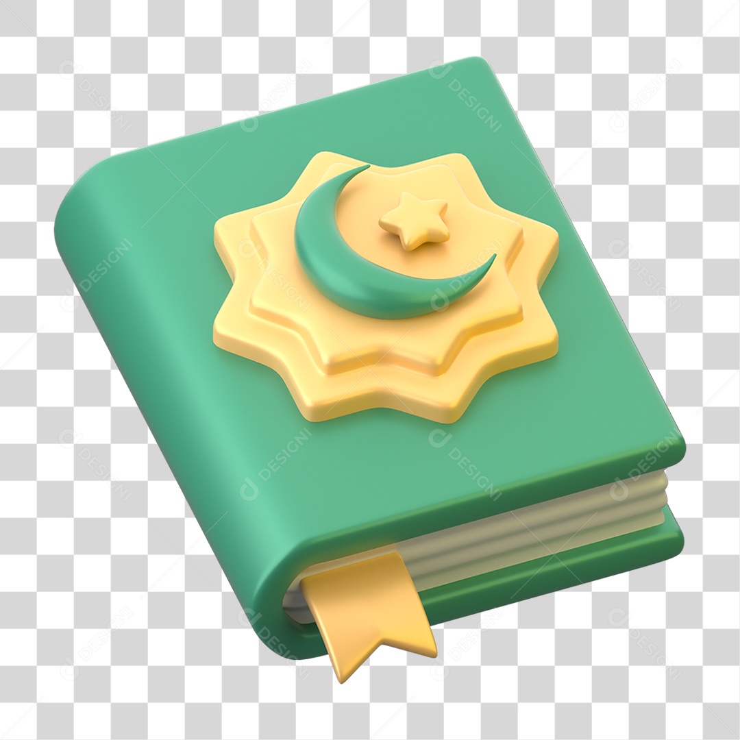 Ícone 3D do Ramadã Islâmico PNG Transparente