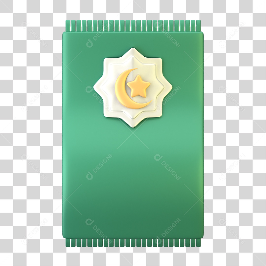 Ícone 3D do Ramadã Islâmico PNG Transparente