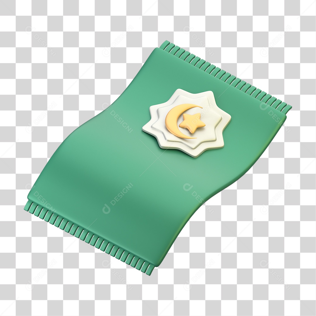 Ícone 3D do Ramadã Islâmico PNG Transparente