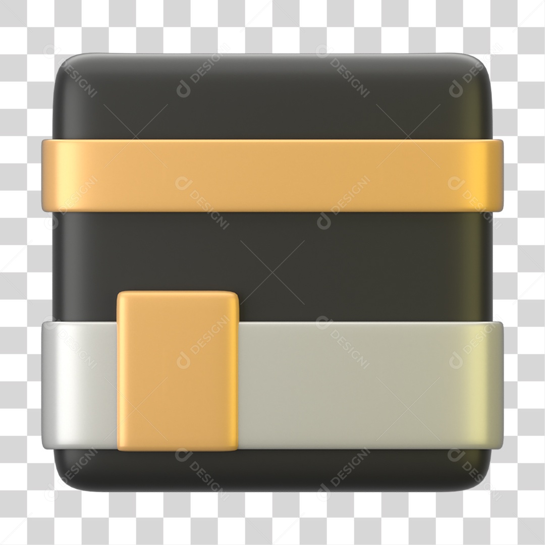 Ícone 3D do Ramadã Islâmico PNG Transparente