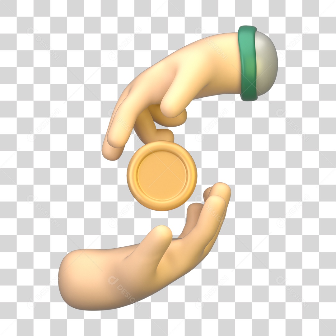 Ícone 3D do Ramadã Islâmico PNG Transparente