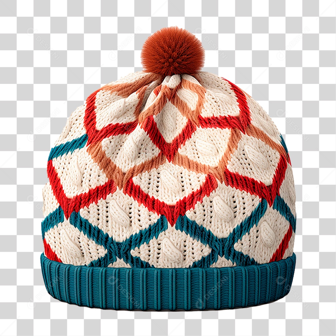 Gorro de Malha PNG Transparente