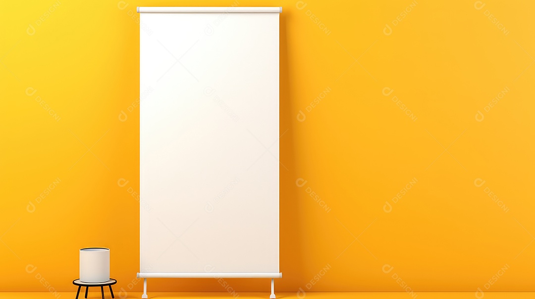 Banner de outdoor vazio isolado para design de modelo de mídia social