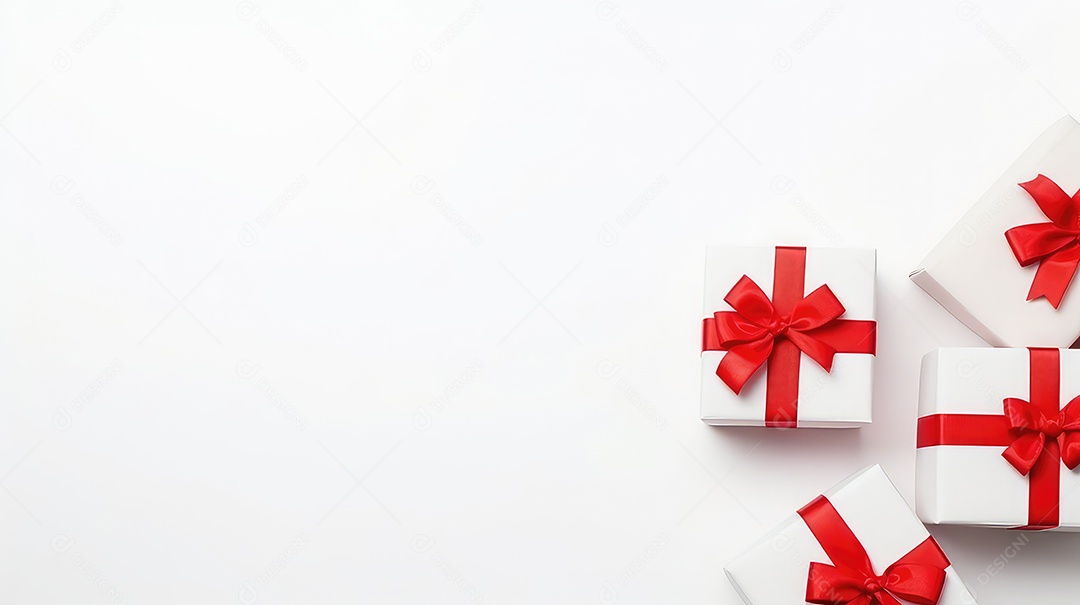 Maquete de caixa em fundo suave vista superior