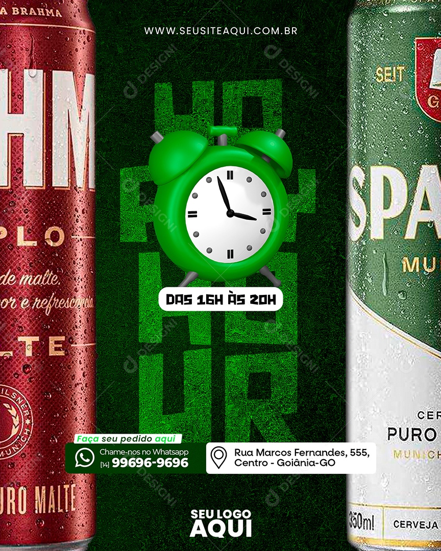 Spaten e Brhama Social Media PSD Editável