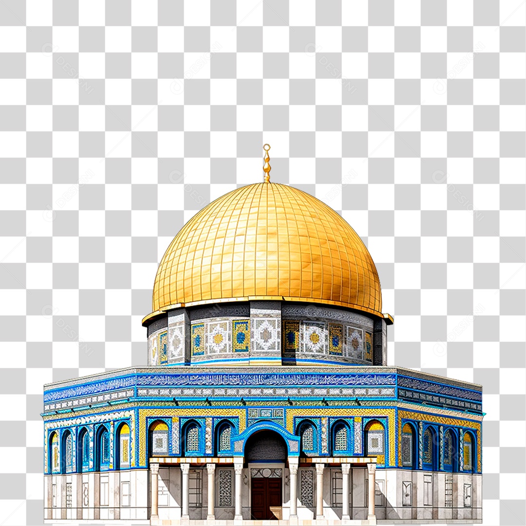 Cúpula da Rocha PNG Transparente