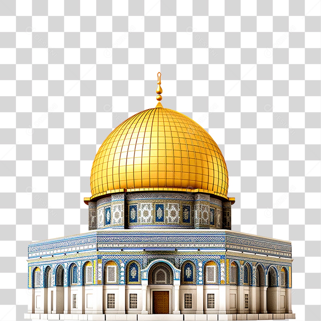 Cúpula da Rocha PNG Transparente