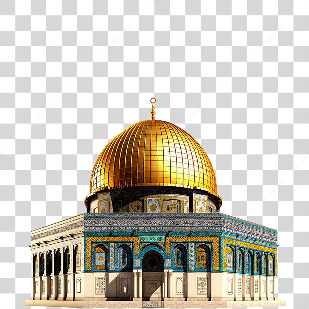 Cúpula da Rocha PNG Transparente