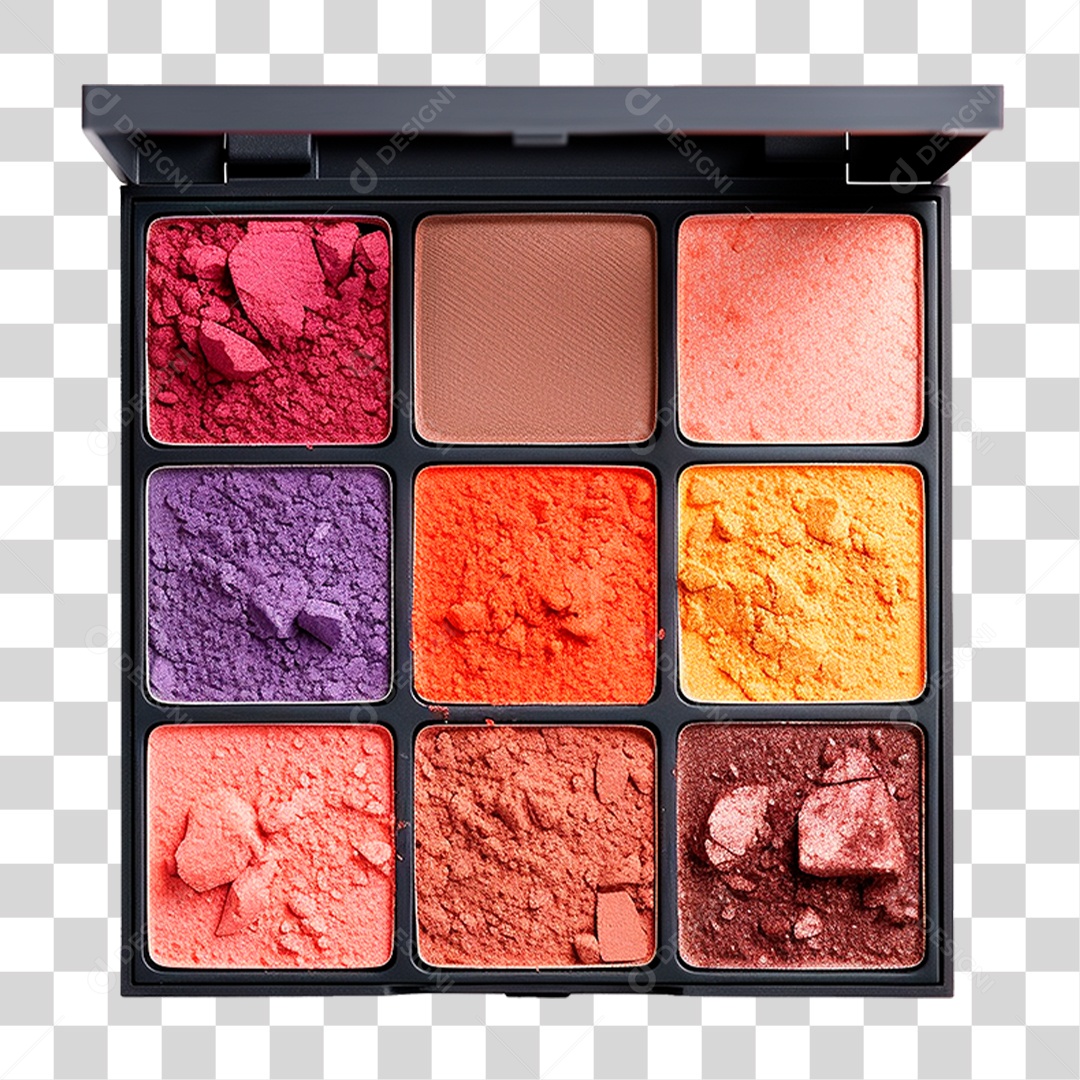 Paleta de Maquiagem PNG Transparente