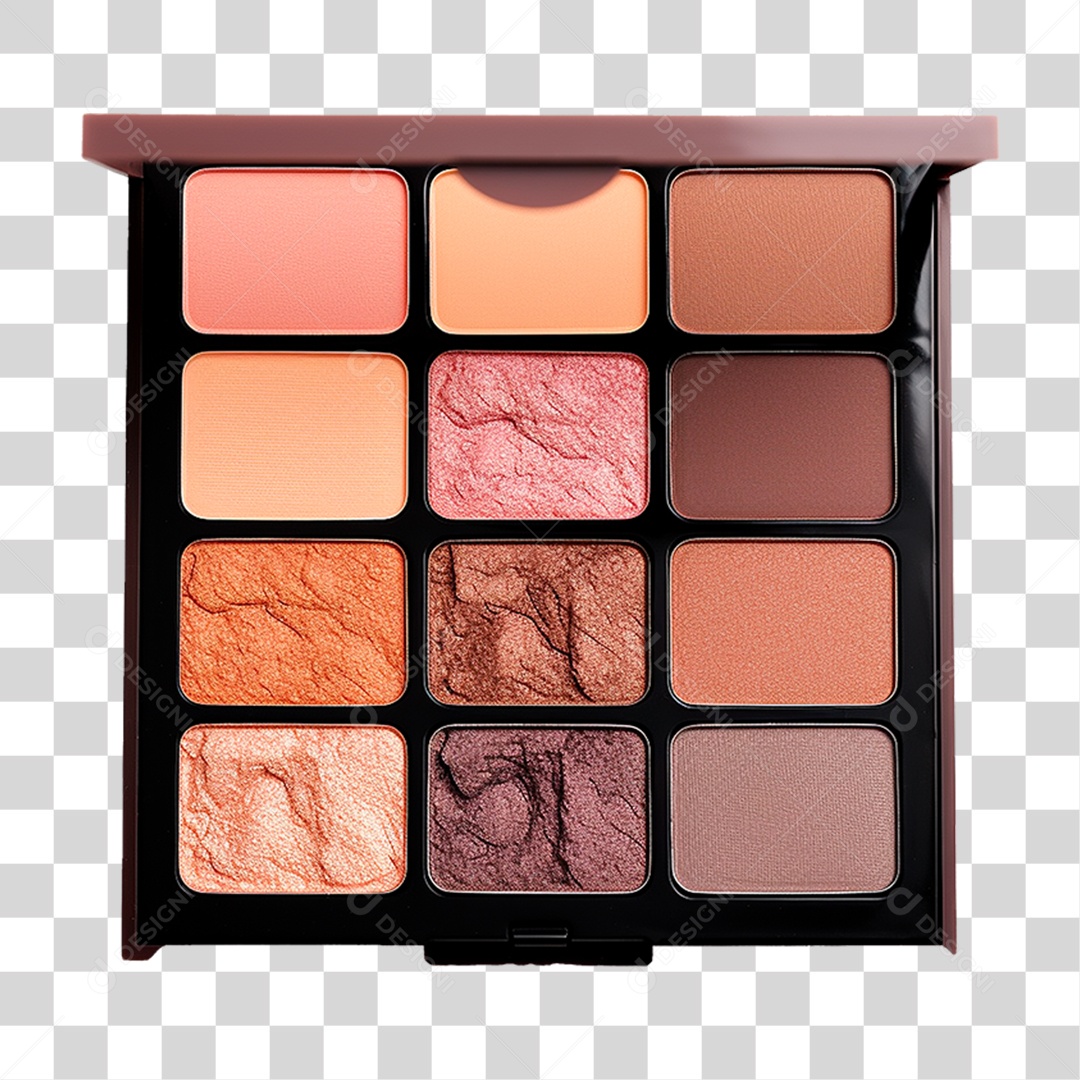 Paleta de Maquiagem PNG Transparente