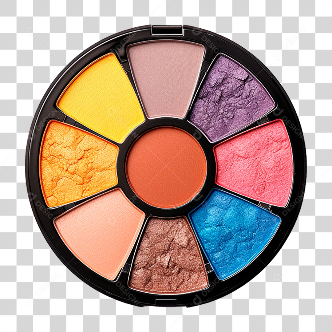 Paleta de Maquiagem PNG Transparente