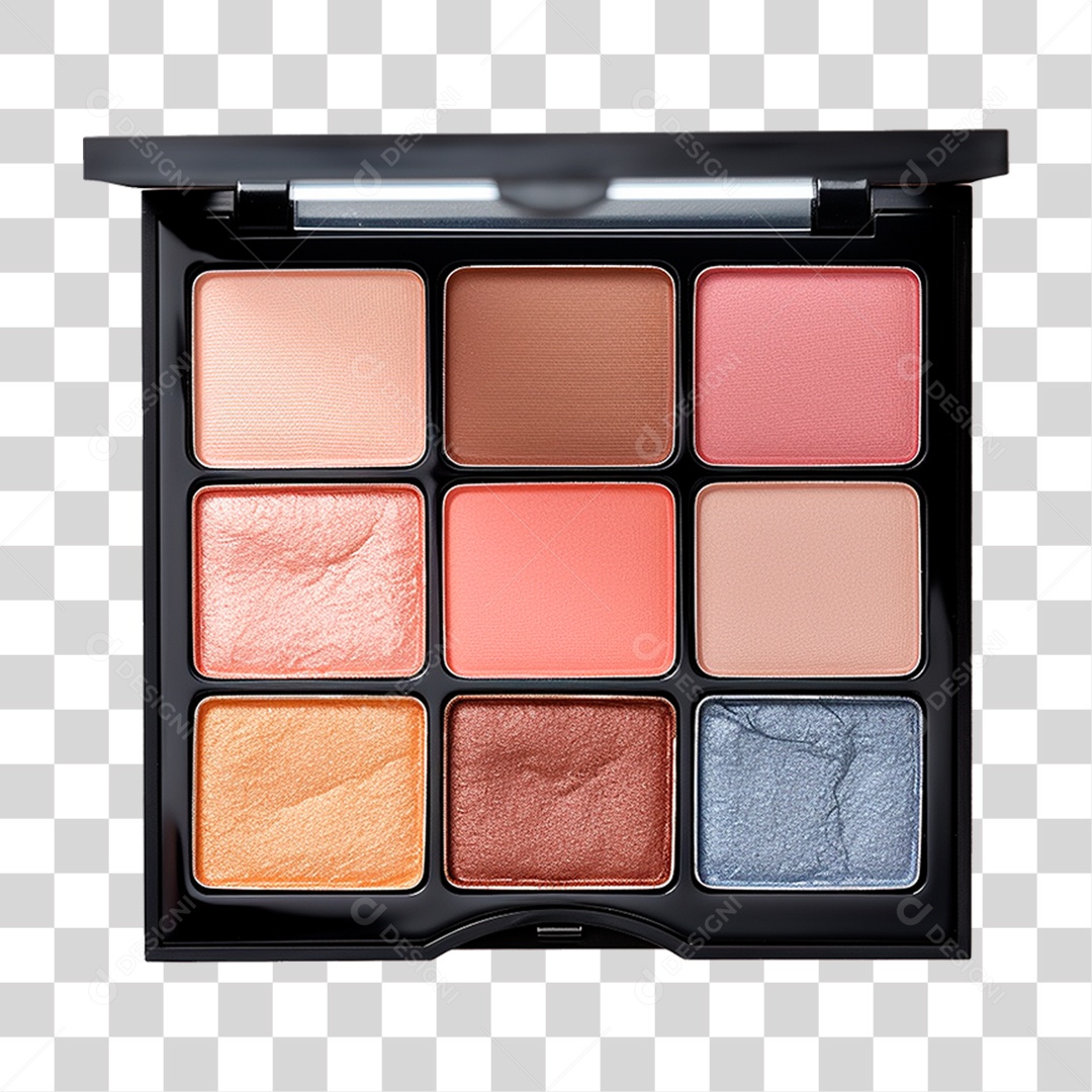 Paleta de Maquiagem PNG Transparente